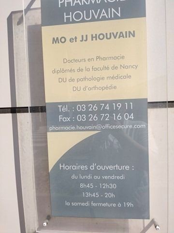 Pharmacie Houvain Well&well, Pharmacie à Vitry-le-François