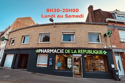 Pharmacie De La République 💊 : 8H30 - 20H00, Pharmacie à Mons-en-Baroeul
