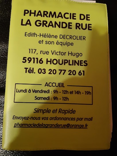 Pharmacie De La Grande Rue, Pharmacie à Houplines