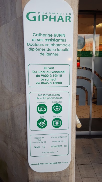 PHARMACIE RUPIN, Pharmacie à Vitré